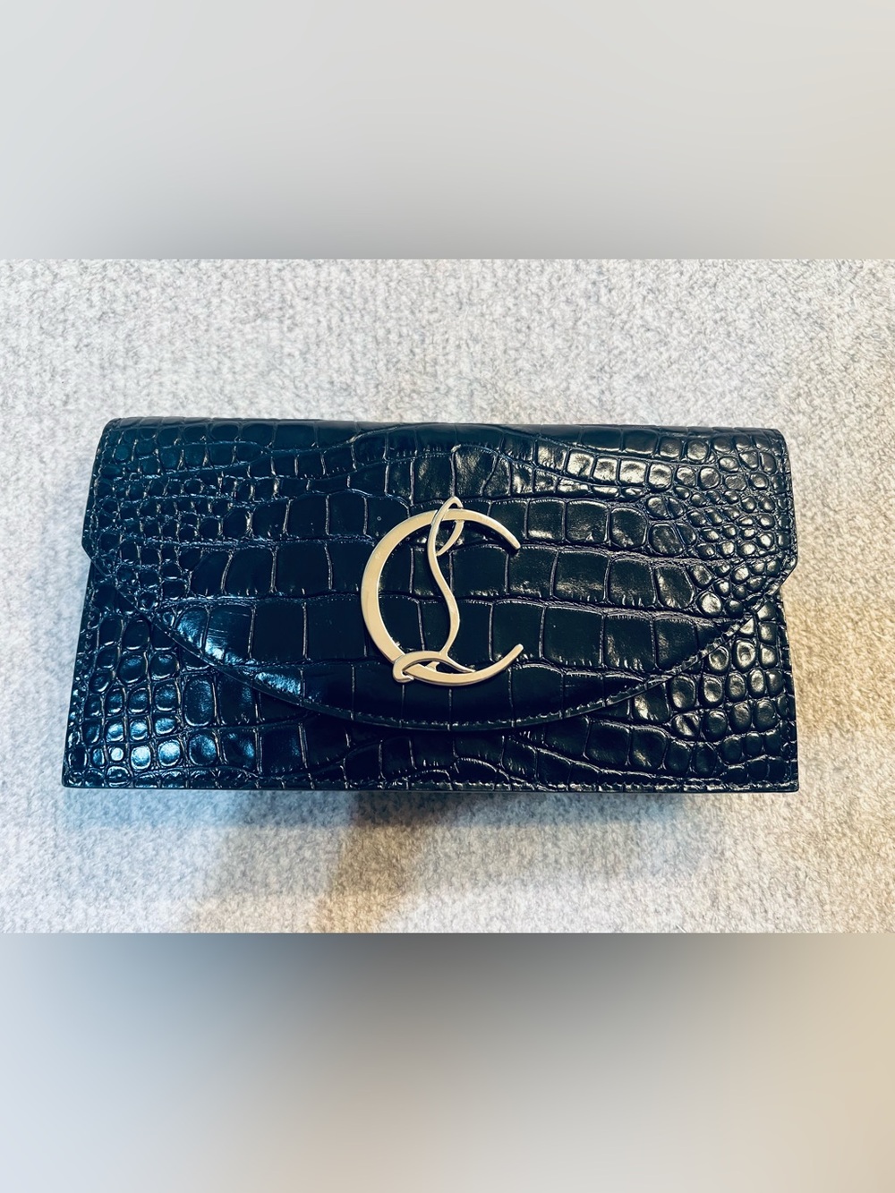 Christian Louboutin Loubi54 Wallet on Chain - Navy
